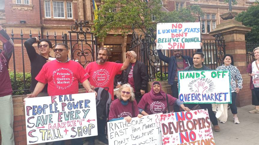 Cost-of-living demonstration: “Hands off Queen’s&nbsp;Market!”