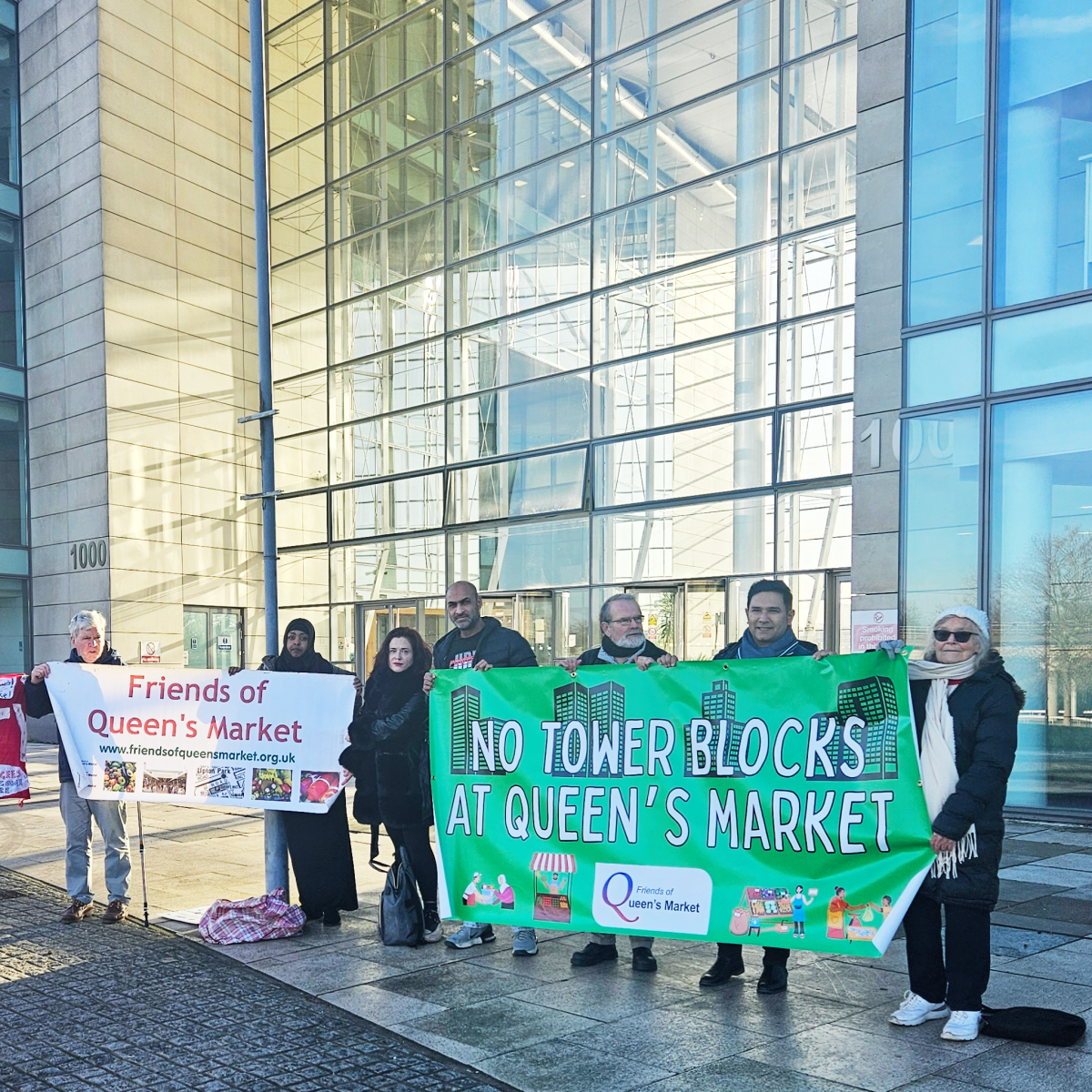 Demonstration held outside Newham Council offices: “The devil is in the&nbsp;detail”